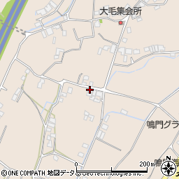 徳島県鳴門市鳴門町土佐泊浦大毛112-95周辺の地図