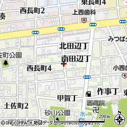 和歌山県和歌山市南田辺丁周辺の地図