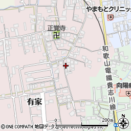 和歌山県和歌山市有家23周辺の地図