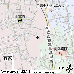 和歌山県和歌山市有家34周辺の地図