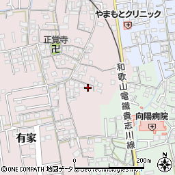 和歌山県和歌山市有家31周辺の地図
