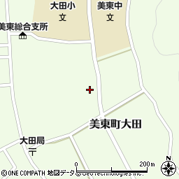 美祢市役所　美東保健センター周辺の地図