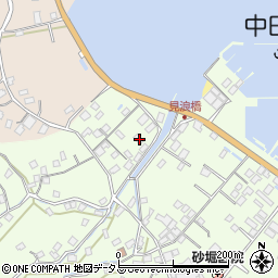 広島県江田島市能美町中町852周辺の地図