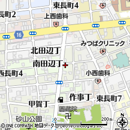 和歌山県和歌山市南田辺丁36周辺の地図