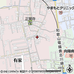 和歌山県和歌山市有家27周辺の地図