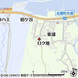 徳島県鳴門市北灘町大浦小谷周辺の地図