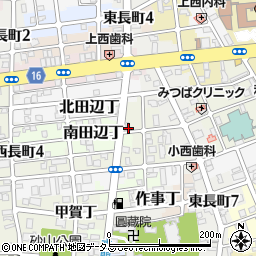 和歌山県和歌山市南田辺丁34周辺の地図