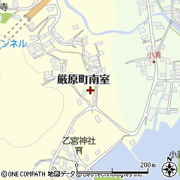 長崎県対馬市厳原町南室周辺の地図