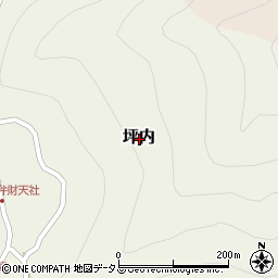 奈良県吉野郡天川村坪内周辺の地図