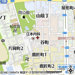 和歌山県和歌山市谷町37周辺の地図