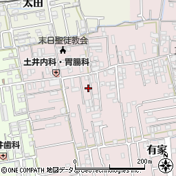 和歌山県和歌山市有家218周辺の地図