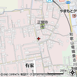 和歌山県和歌山市有家161周辺の地図