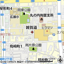 和歌山県和歌山市雑賀道周辺の地図