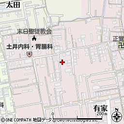 和歌山県和歌山市有家222周辺の地図