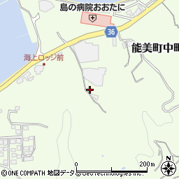 広島県江田島市能美町中町4695-5周辺の地図