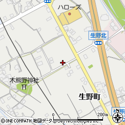 香川県善通寺市生野町703周辺の地図