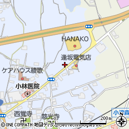 香川県丸亀市綾歌町岡田下287周辺の地図