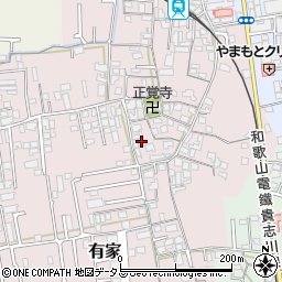 和歌山県和歌山市有家162周辺の地図