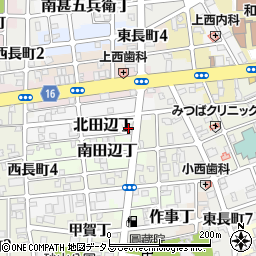 和歌山県和歌山市南田辺丁33周辺の地図