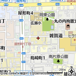 和歌山県和歌山市元町奉行丁周辺の地図