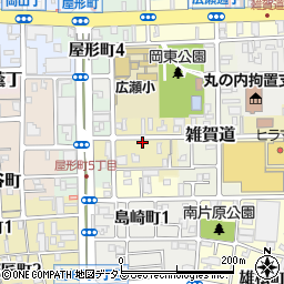 和歌山県和歌山市元町奉行丁周辺の地図