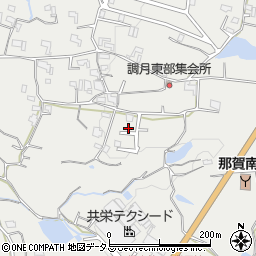 和歌山県紀の川市桃山町調月1374-12周辺の地図