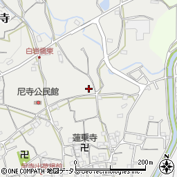 〒640-0403 和歌山県紀の川市貴志川町尼寺の地図