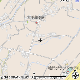 徳島県鳴門市鳴門町土佐泊浦大毛83-14周辺の地図