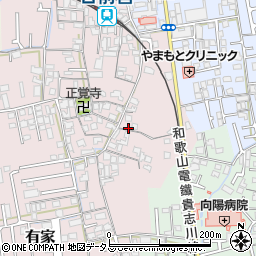 和歌山県和歌山市有家66周辺の地図