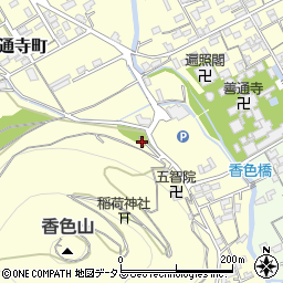 香色山児童公園周辺の地図
