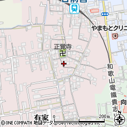 和歌山県和歌山市有家154周辺の地図