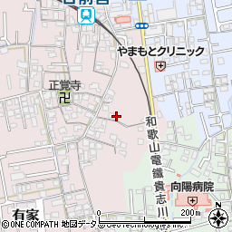 和歌山県和歌山市有家65周辺の地図