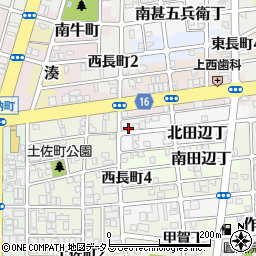 和歌山県和歌山市北田辺丁16周辺の地図