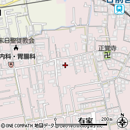 和歌山県和歌山市有家226周辺の地図