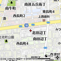 和歌山県和歌山市北田辺丁10周辺の地図