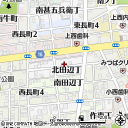 和歌山県和歌山市北田辺丁46周辺の地図