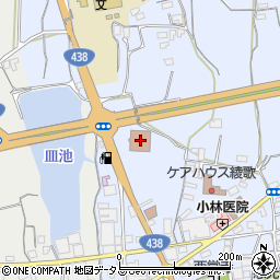 岡田コミュニティセンター周辺の地図