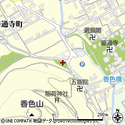 香色山遊園地周辺の地図