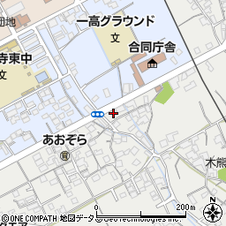 香川県善通寺市生野町1317周辺の地図