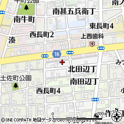 和歌山県和歌山市北田辺丁5周辺の地図