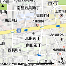 和歌山県和歌山市北田辺丁23周辺の地図