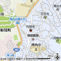日蓮正宗円照寺周辺の地図