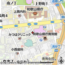 和歌山県救急医療情報センター（公益財団法人）周辺の地図