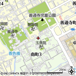 宮脇提灯店周辺の地図