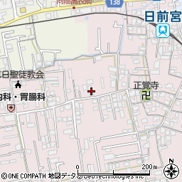 和歌山県和歌山市有家174周辺の地図
