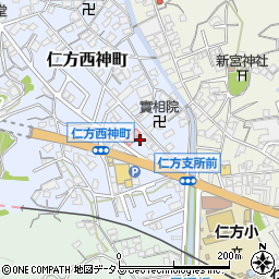 康仁薬局　仁方店周辺の地図