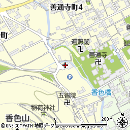 総本山善通寺物産会館周辺の地図