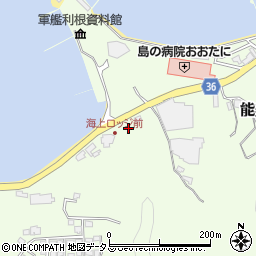 広島県江田島市能美町中町4218-1周辺の地図