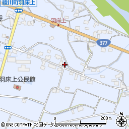 香川県綾歌郡綾川町羽床上768-4周辺の地図