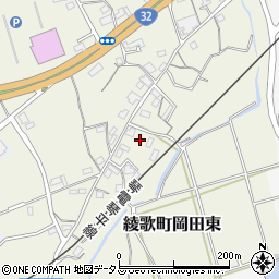 香川県丸亀市綾歌町岡田東1809周辺の地図
